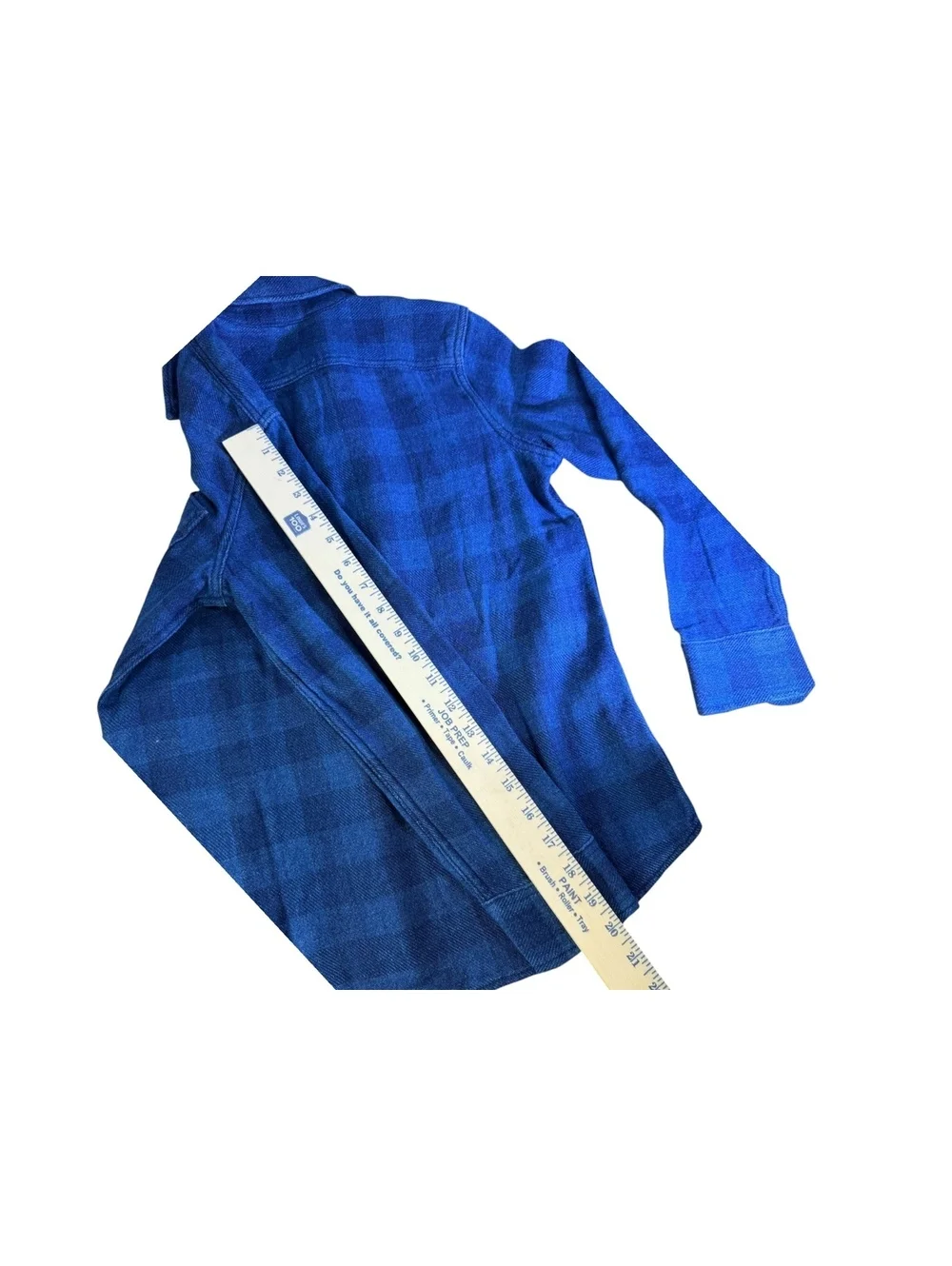 Brand New with Tags (NWT) Gap Kids Indigo Buffalo Check Long-Sleeve Shirt